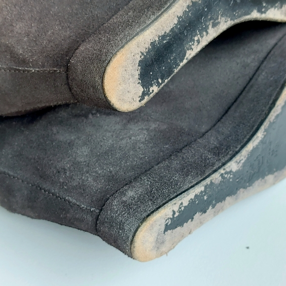 Surface to Air anthracite suede Alley Ankle wedge booties, EU40, GUC - Picture 11 of 14